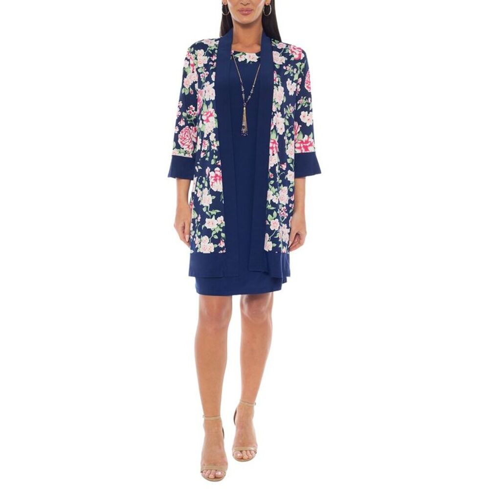 Marina Womens Mini Dress, Blue